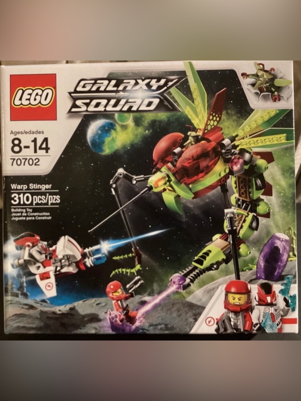 Lego Galaxy Squad Warp Stinger - Red and Lime Green